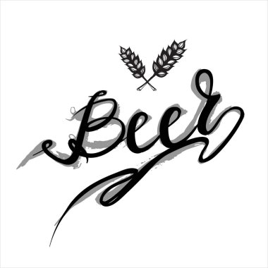 bira vektör logo yazı