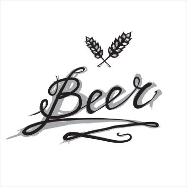 bira vektör logo yazı