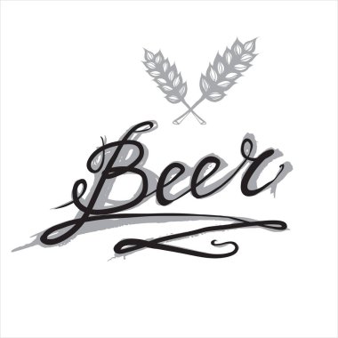 bira vektör logo yazı