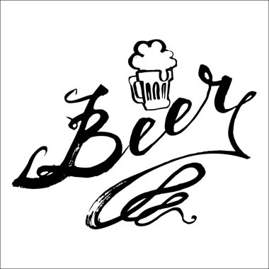 bira vektör logo yazı