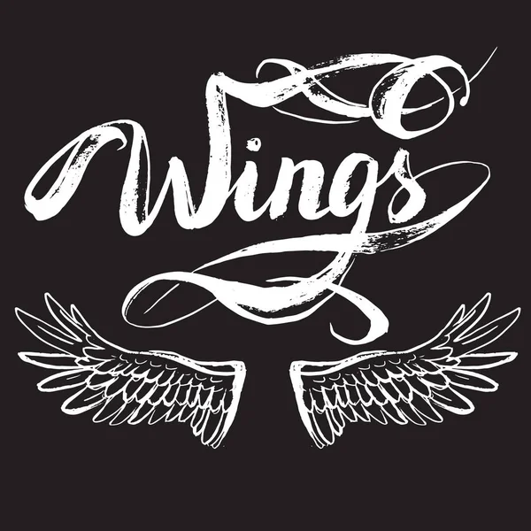 melek kanatları vektörü, harf, çizim