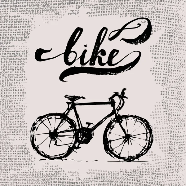 Vélo vecteur vintage — Image vectorielle