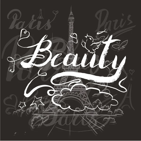 Hat sanatı hocası, güzellik vektör