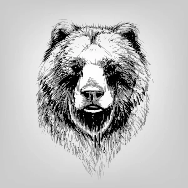 Oso vector icono — Vector de stock