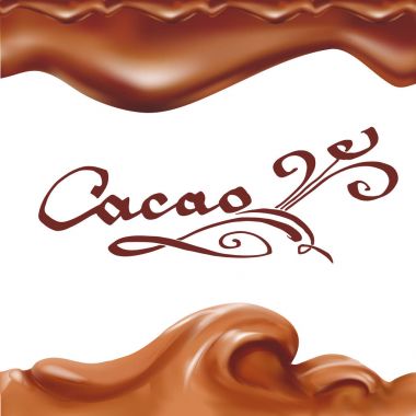 sıvı çikolata, karamel veya kakao illüstrasyon