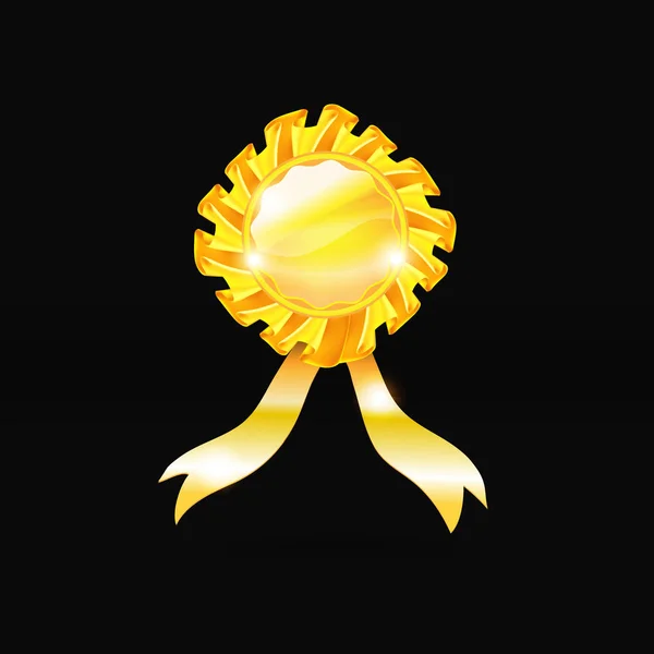 Золота Медаль Нагородження Вектор — стоковий вектор
