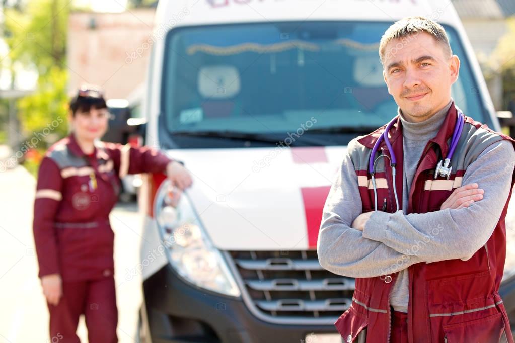 Ambulance service team