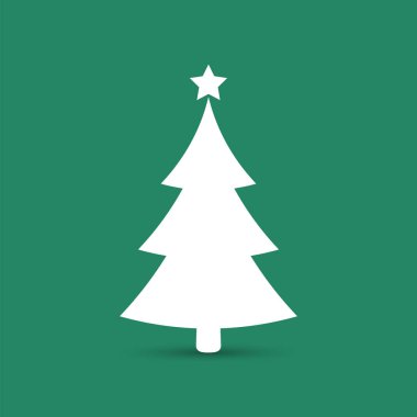 Noel ağacı kutsal kişilerin resmi, vektör.