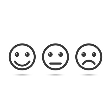 Smiley ifadeler kutsal kişilerin resmi, vektör