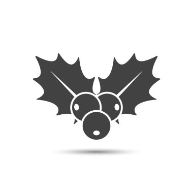 Noel holly Karpuzu kutsal kişilerin resmi, vektör.