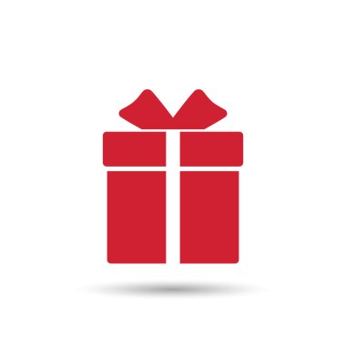 Hediye simgesi, vektör.