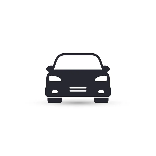 Icône de voiture, signe vectoriel noir . — Image vectorielle