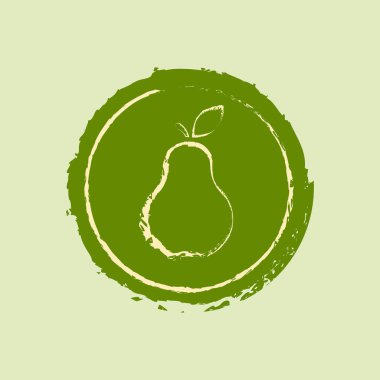 Armut logo rozet, etiket veya damga grunge tarzı, vektör.