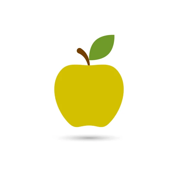 Apple pictogram vectorillustratie kleur. — Stockvector