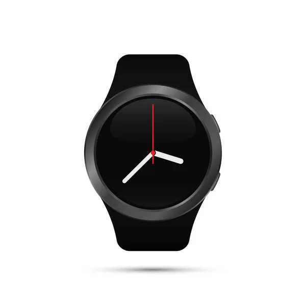 Smart watch with time arrow symbol. Vector. — Stock Vector