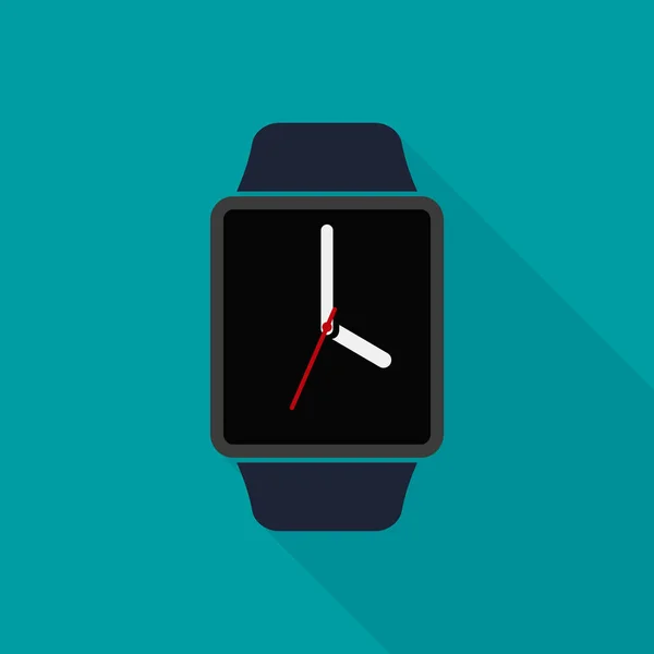 Slimme horloge pictogram met de pijl tijdsymbool. Vectorillustratie geïsoleerd. — Stockvector