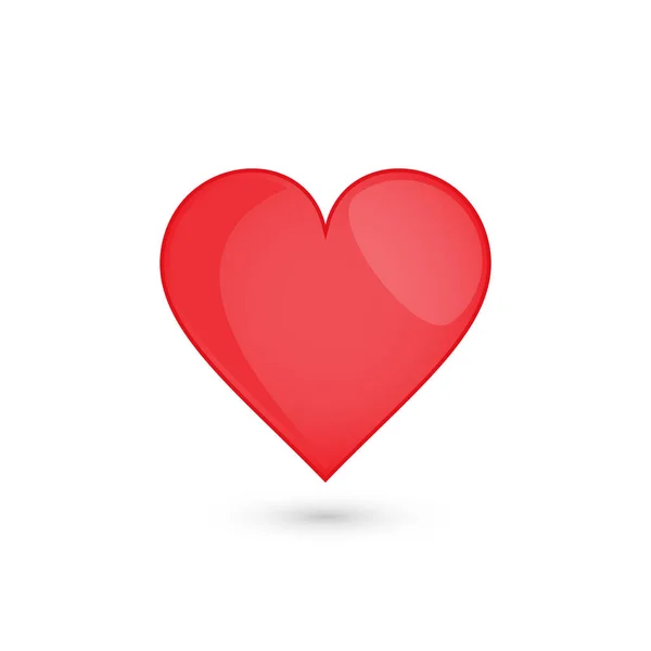 Vector de iconos del corazón. Símbolo de amor. Signo de San Valentín . — Vector de stock