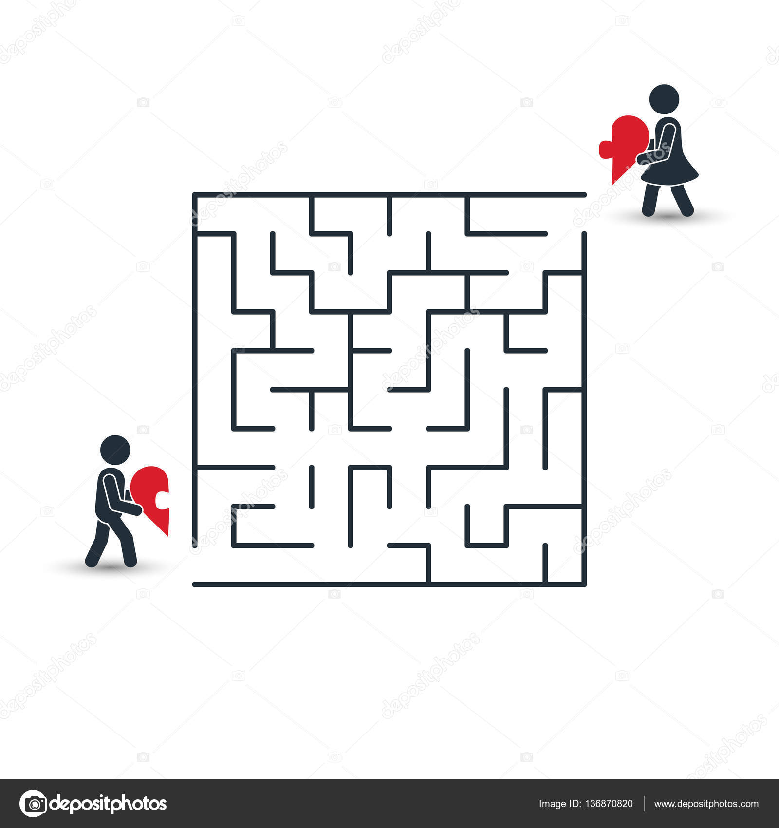 Get Concept Of Love Maze Labyrinth Vector Illustration Stock Desktop Wallpaper Get Wallpaper Concept Of Love Maze Labyrinth Vector Illustration Stock HD