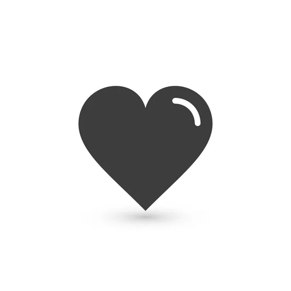 Hjärta ikon vektor. Symbolen för kärlek. Alla hjärtans dag tecken. — Stock vektor