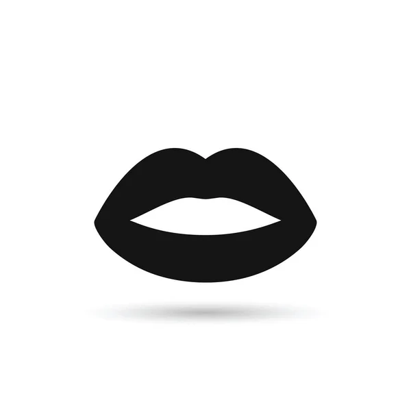 Icône de vecteur de lèvres — Image vectorielle
