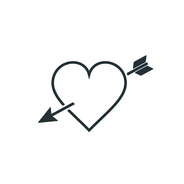 Rerow heart icon. Вектор . — стоковый вектор