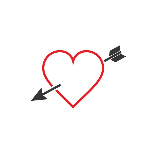 Rerow heart icon. Вектор . — стоковый вектор