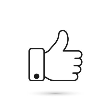 başparmak vektör simgesi.