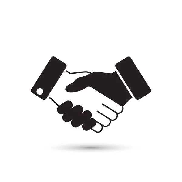 Handshake icône d'affaires, vecteur . — Image vectorielle