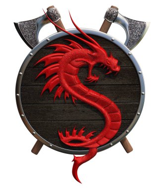kırmızı ejderha kalkan
