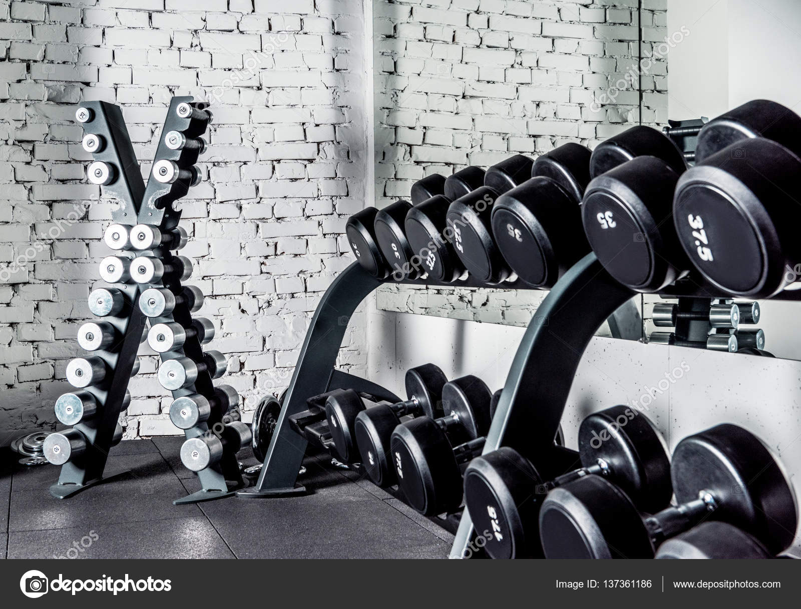 Weight training equipment Stock Photo by ©DimaGavrish 137361186