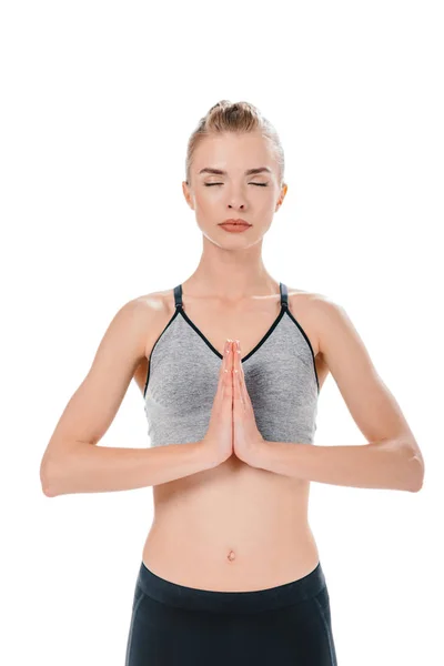 Meditating — Stock Photo