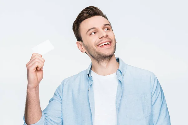 Man with credit card — Stock Photo, Image