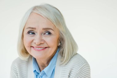 gülümseyen kadın kıdemli