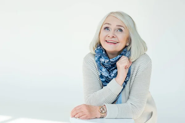 Mujer mayor sonriente — Foto de Stock