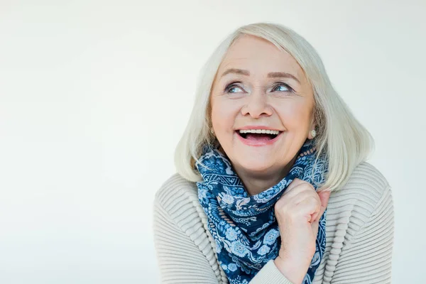 Zâmbind femeie în vârstă Imagini stoc fără drepturi de autor