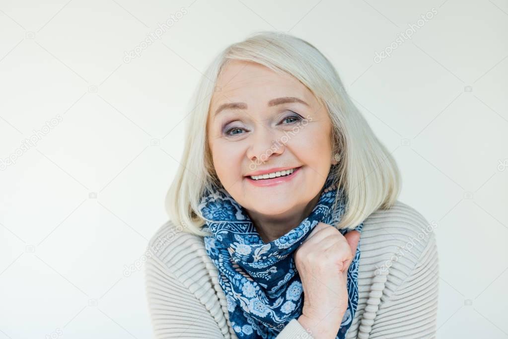 smiling senior woman