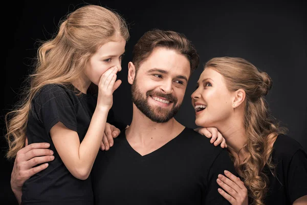 Familia feliz juntos — Foto de Stock