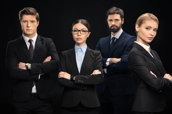 Businesspeople with crossed arms — Stock Photo, Image