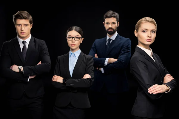 Businesspeople with crossed arms — Stock Photo, Image