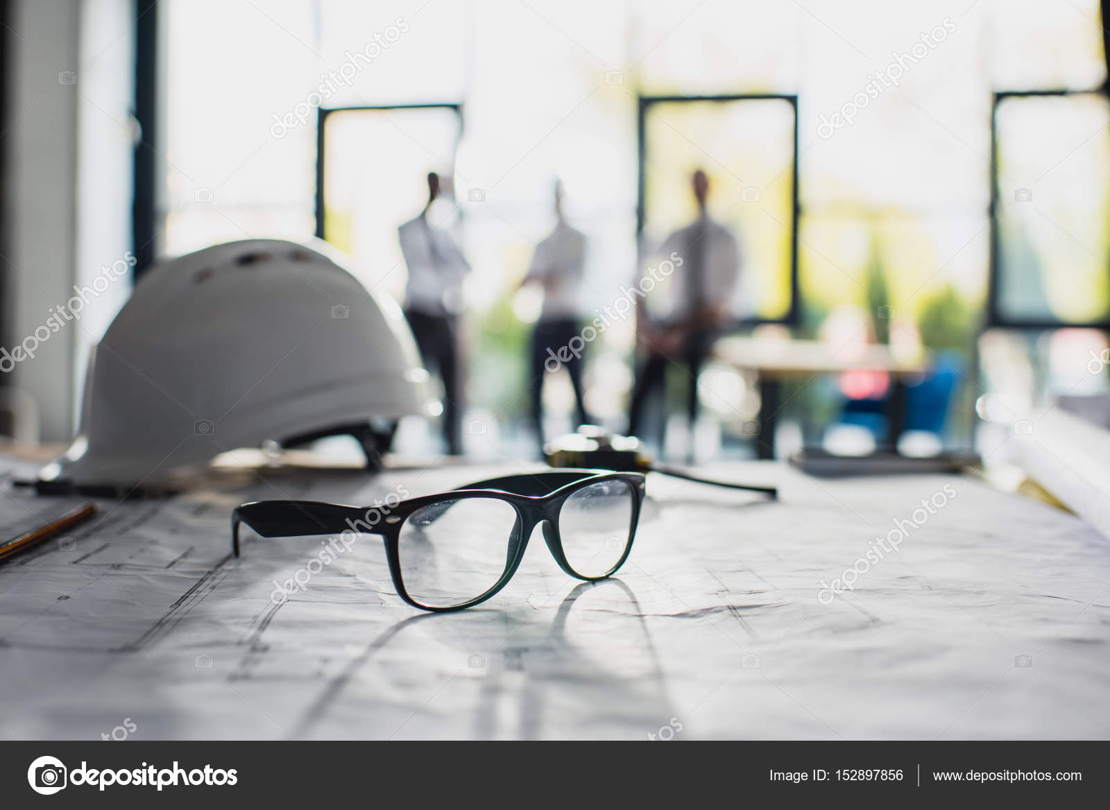 Architecture supplies on workplace Stock Photo by ©TarasMalyarevich  152897856