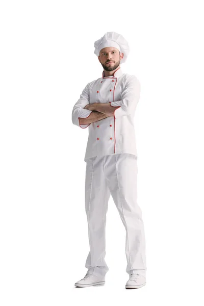 Pensive chef with folded arms — Stock Photo, Image