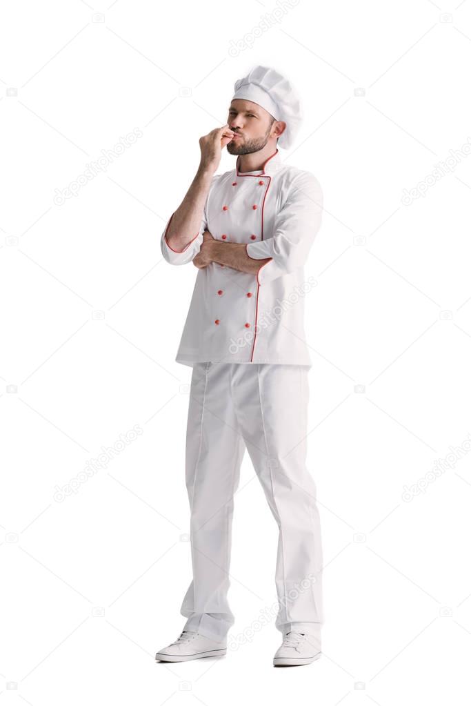 chef showing okay sign