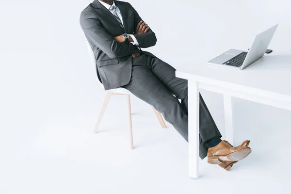 Hombre de negocios afroamericano — Foto de Stock