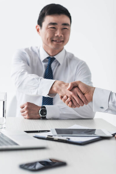 business people handshake