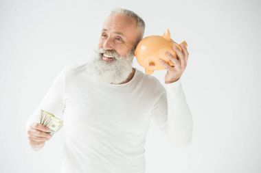 adam dolar ve kumbara