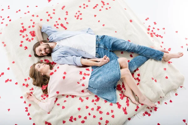 Beau couple amoureux — Photo de stock