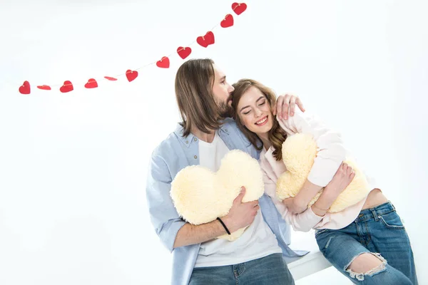 Hermosa pareja enamorada - foto de stock