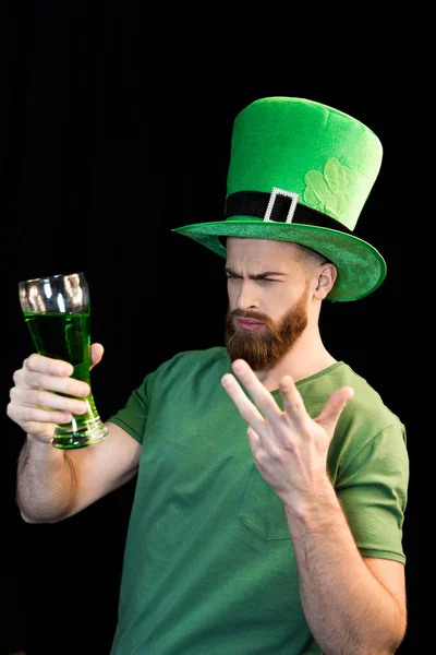 Man celebrating St.Patrick's day — Stock Photo
