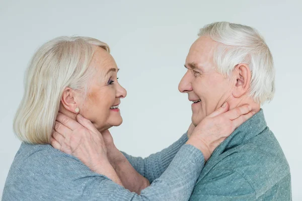 Felice coppia di anziani — Foto stock