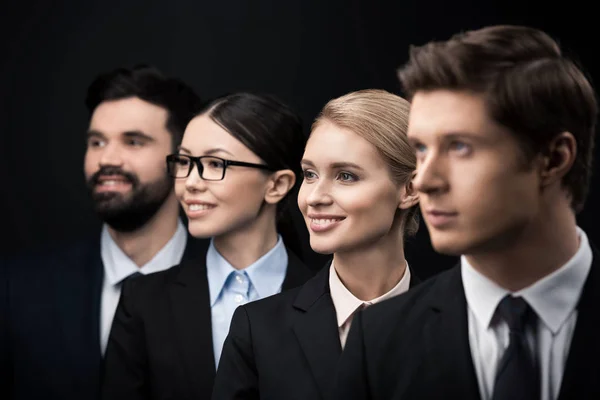 Geschäftsleute stehen Schlange — Stockfoto